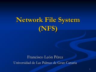 network file system nfs