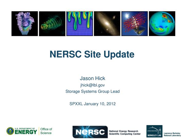 nersc site update