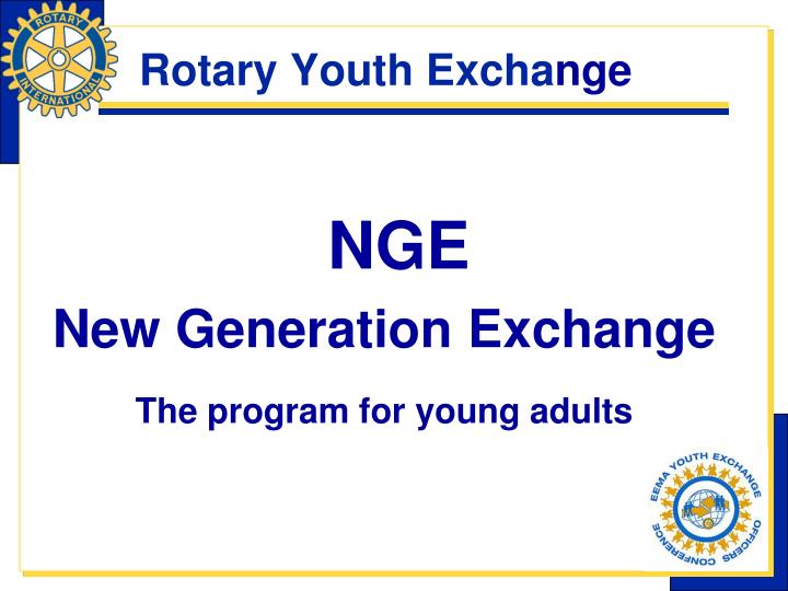 rotary youth excha nge