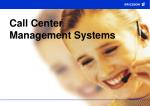 Call Center Management Systems - slide 1