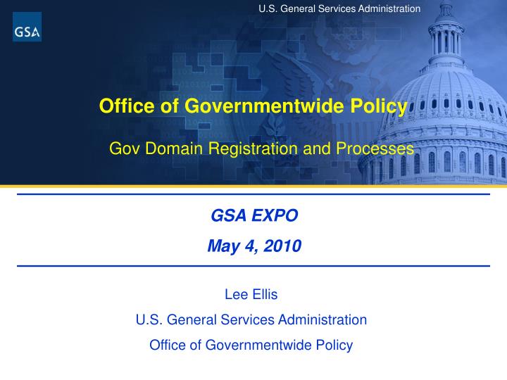 office of governmentwide policy