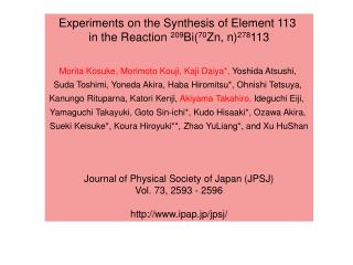 Experiments on the Synthesis of Element 113 in the Reaction 209 Bi( 70 Zn, n) 278 113