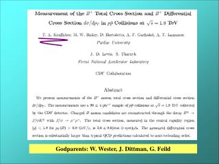 Godparents: W. Wester, J. Dittman, G. Feild