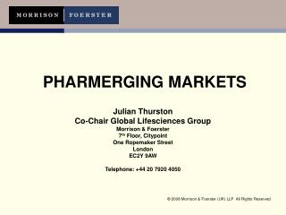 Pharmerging Markets