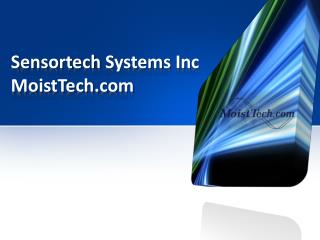 Sensortech Systems Inc MoistTech