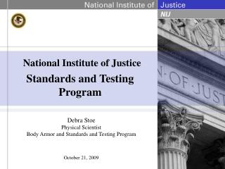 Standards and Testing Program