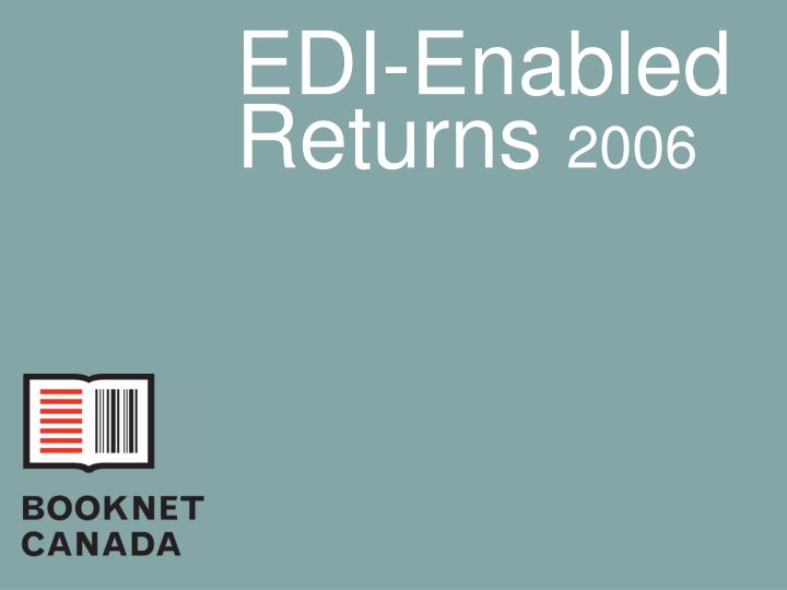 edi enabled returns 2006