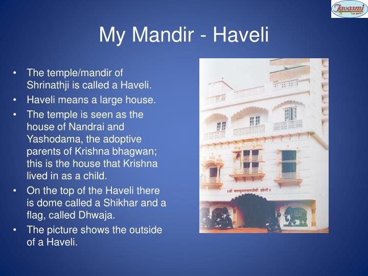 my mandir haveli