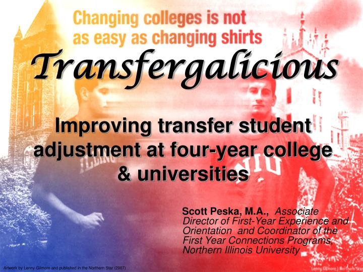 transfergalicious improving transfer student adjustment at four year college universities