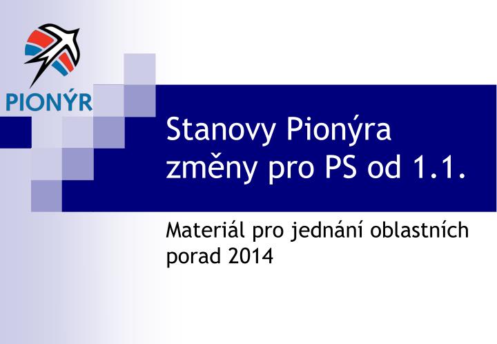 stanovy pion ra zm ny pro ps od 1 1