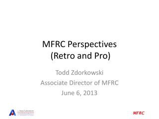 MFRC Perspectives (Retro and Pro)