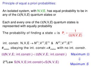 principle of equal a priori probability