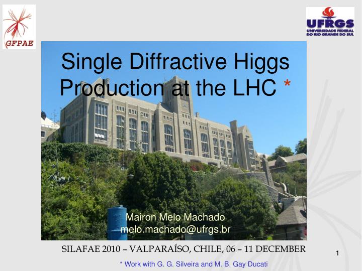single diffractive higgs production at the lhc