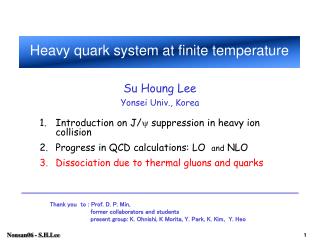 Introduction on J/ y suppression in heavy ion collision