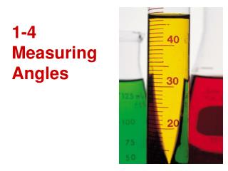 1-4 Measuring Angles