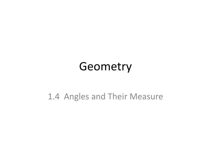 geometry