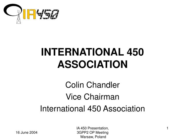 international 450 association