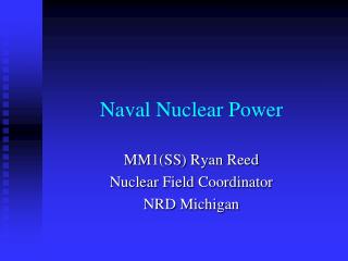 Naval Nuclear Power