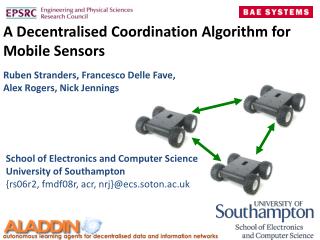 A Decentralised Coordination Algorithm for Mobile Sensors