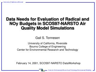 February 14, 2001, SCOS97-NARSTO DataWorkshop