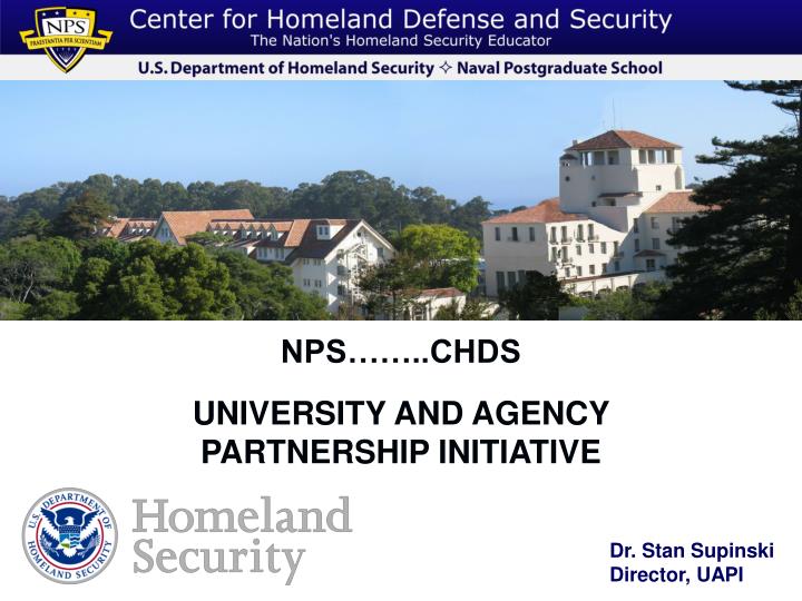 nps chds university and agency partnership initiative