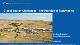 Global Energy Challenges: The Promise of Renewables