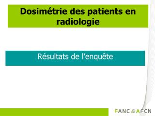 dosim trie des patients en radiologie