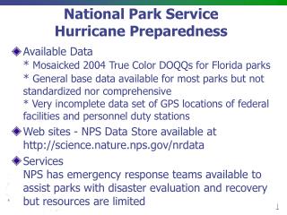 National Park Service Hurricane Preparedness