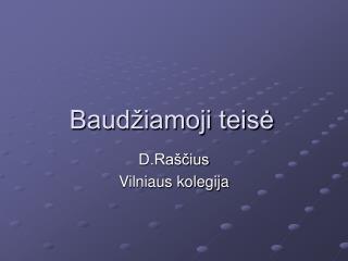 baud iamoji teis