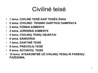 civilin teis