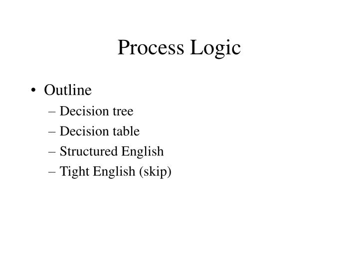 process logic