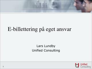 e billettering p eget ansvar