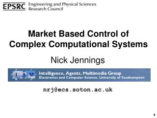 Market Based Control of Complex Computational Systems