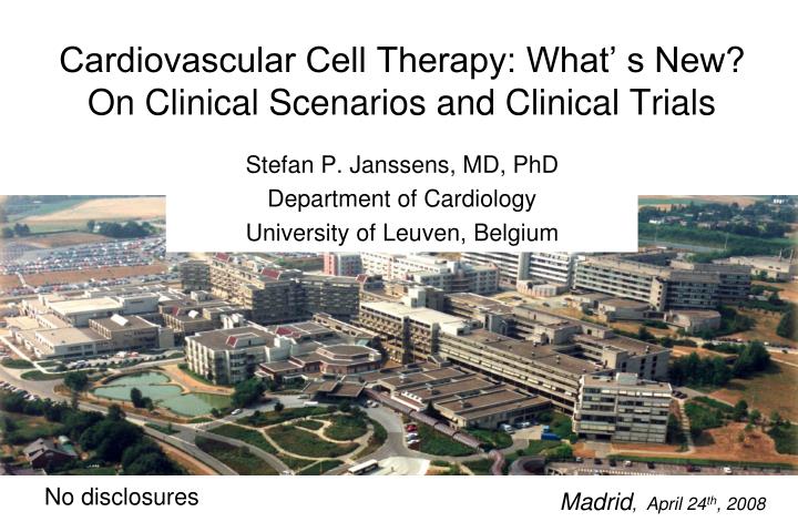 cardiovascular cell therapy what s new on clinical scenarios and clinical trials