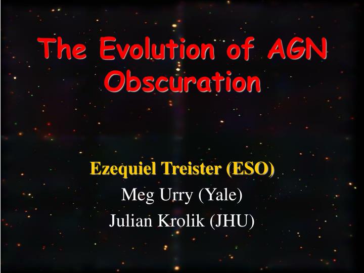 the evolution of agn obscuration