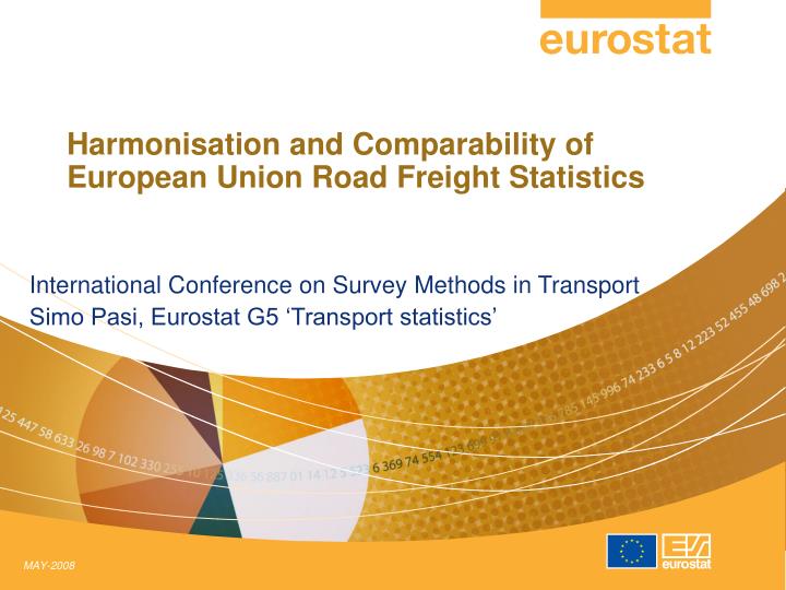 harmonisation and comparability of european union road freight statistics