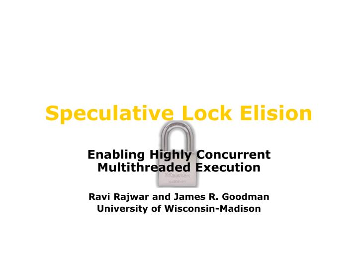 speculative lock elision