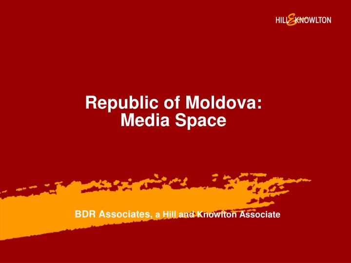 republic of moldova media space
