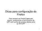 Dicas para configuração do Firefox - slide 1