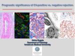 Prognostic significance of C4-positive vs. negative rejection - slide 1