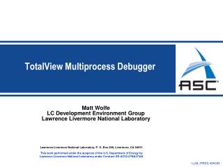 TotalView Multiprocess Debugger