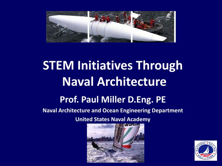 stem initiatives through naval architecture