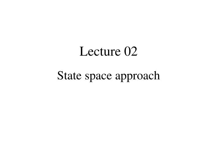 lecture 02