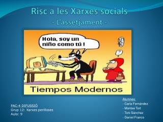 risc a les xarxes socials l assetjament