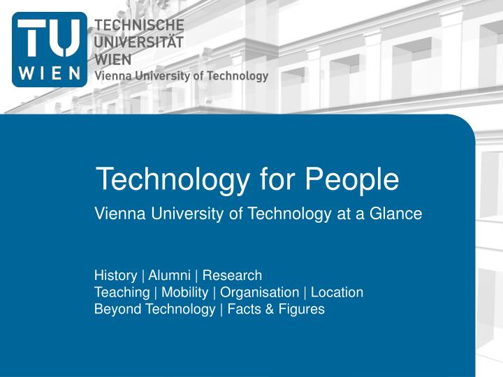 technology for people