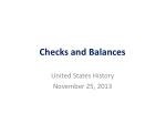 Checks and Balances - slide 1