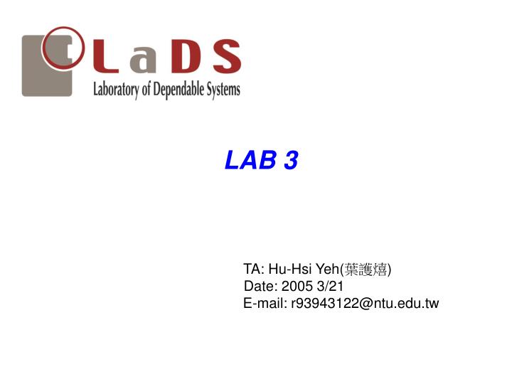 lab 3