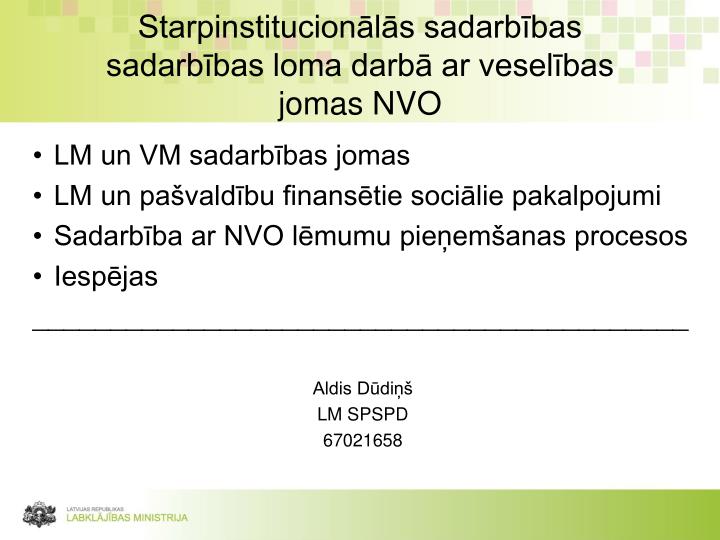 starpinstitucion l s sadarb bas sadarb bas loma darb ar vesel bas jomas nvo