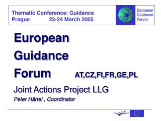 European Guidance Forum AT,CZ,FI,FR,GE,PL