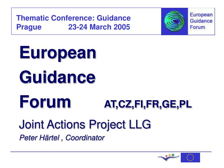 european guidance forum at cz fi fr ge pl
